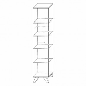 Шкаф 400 Вега Скандинавия в Карталах - kartaly.ok-mebel.com | фото 6