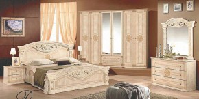 Шкаф 6-и дверный с зеркалами (02.146) Рома (беж) в Карталах - kartaly.ok-mebel.com | фото 3