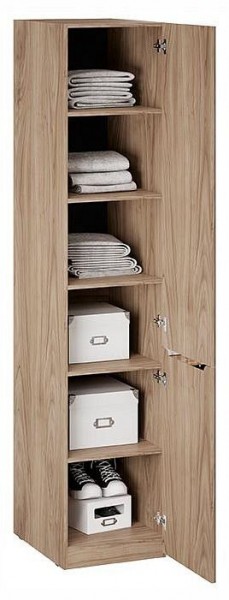 Шкаф для белья Глосс СМ-319.07.001 в Карталах - kartaly.ok-mebel.com | фото 2
