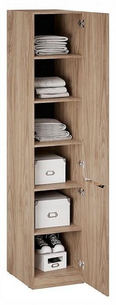 Шкаф для белья Глосс СМ-319.07.002 в Карталах - kartaly.ok-mebel.com | фото 2