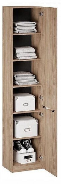 Шкаф для белья Глосс СМ-319.07.011 в Карталах - kartaly.ok-mebel.com | фото 2
