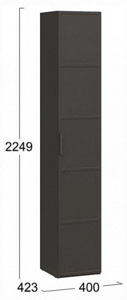 Шкаф для белья Стелла Исп.2 в Карталах - kartaly.ok-mebel.com | фото 4