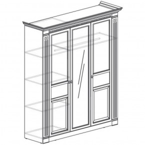 Шкаф 3-х дверный №180 "Лючия" Дуб оксфорд в Карталах - kartaly.ok-mebel.com | фото 2