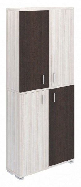 Шкаф книжный Домино ПУ-30-3 в Карталах - kartaly.ok-mebel.com | фото
