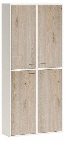 Шкаф книжный Домино СУ(ш2в2)+4ФГ в Карталах - kartaly.ok-mebel.com | фото