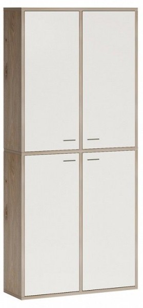 Шкаф книжный Домино СУ(ш2в2)+4ФГ в Карталах - kartaly.ok-mebel.com | фото