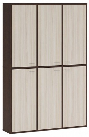 Шкаф книжный Домино СУ(ш3в2)+6ФГ в Карталах - kartaly.ok-mebel.com | фото
