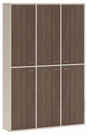 Шкаф книжный Домино СУ(ш3в2)+6ФГ в Карталах - kartaly.ok-mebel.com | фото