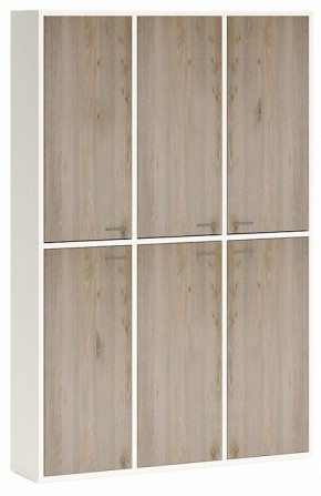 Шкаф книжный Домино СУ(ш3в2)+6ФГ в Карталах - kartaly.ok-mebel.com | фото