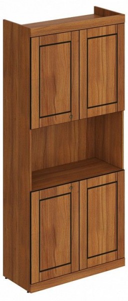 Шкаф книжный Larex LHC 90.5 в Карталах - kartaly.ok-mebel.com | фото