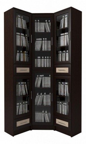 Шкаф книжный Мебелайн-46 в Карталах - kartaly.ok-mebel.com | фото