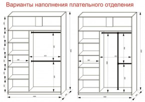 Шкаф-купе 1600 серии SOFT D6+D4+B2+PL2 (2 ящика+1штанга+1 полка) профиль «Капучино» в Карталах - kartaly.ok-mebel.com | фото 9