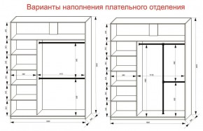 Шкаф-купе 1800 серии SOFT D1+D3+B2+PL1 (2 ящика+1штанга) профиль «Графит» в Карталах - kartaly.ok-mebel.com | фото 7