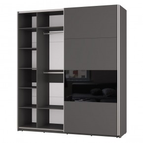 Шкаф-купе Харви ШКК-10 (графит) в Карталах - kartaly.ok-mebel.com | фото 2