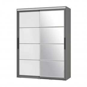 Шкаф-купе Крафт-6 1.6 м ШКК-06 (графит) в Карталах - kartaly.ok-mebel.com | фото 3