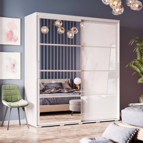 Шкаф-купе Крафт-6 1.6 м ШКК-06 (ясень белый) в Карталах - kartaly.ok-mebel.com | фото