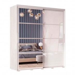 Шкаф-купе Крафт-6 1.6 м ШКК-06 (ясень белый) в Карталах - kartaly.ok-mebel.com | фото 3
