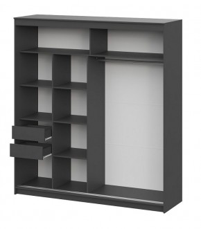 Шкаф-купе ШКП 3 МАКС (2000) Графит серый в Карталах - kartaly.ok-mebel.com | фото 3