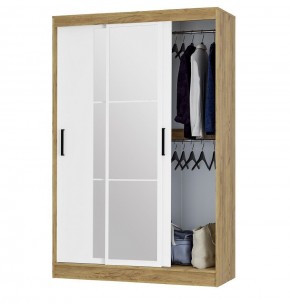 Шкаф-купе Тайм ШКК-03 (крафт/белый) в Карталах - kartaly.ok-mebel.com | фото 2