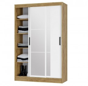 Шкаф-купе Тайм ШКК-03 (крафт/белый) в Карталах - kartaly.ok-mebel.com | фото 3