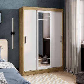 Шкаф-купе Тео ШКК-02 (крафт/белый) в Карталах - kartaly.ok-mebel.com | фото