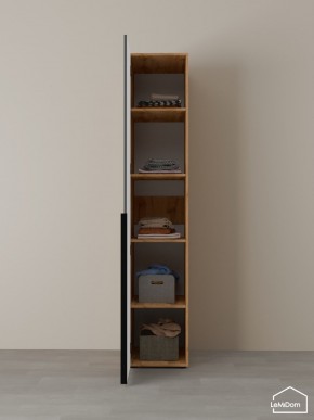 Шкаф Linnea MHR-1-2 2050х400х510 (ДВ-М 11.1.25) в Карталах - kartaly.ok-mebel.com | фото 4