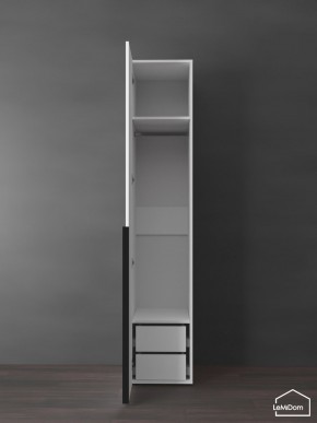 Шкаф Linnea MHR-1-3 2050х400х510 (Белый-М 11.1.2) в Карталах - kartaly.ok-mebel.com | фото 6