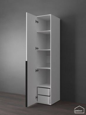 Шкаф Linnea MHR-1-3 2050х400х510 (Белый-М 11.1.2) в Карталах - kartaly.ok-mebel.com | фото 5