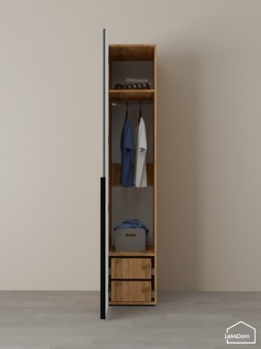 Шкаф Linnea MHR-1-3 2050х400х510 (ДВ-М 11.1.25) в Карталах - kartaly.ok-mebel.com | фото 5