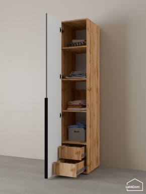 Шкаф Linnea MHR-1-4 2050х400х510 (ДВ-М 11.1.25) в Карталах - kartaly.ok-mebel.com | фото 5