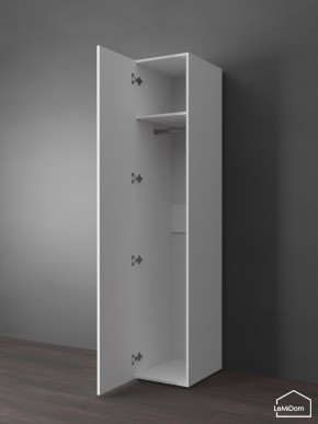 Шкаф Linnea MHR-1PO 2050х400х510 (Белый-М 11.1.1) в Карталах - kartaly.ok-mebel.com | фото 4