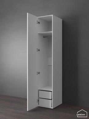 Шкаф Linnea MHR-1PO-3 2050х400х510 (Белый-М 11.1.1) в Карталах - kartaly.ok-mebel.com | фото 4
