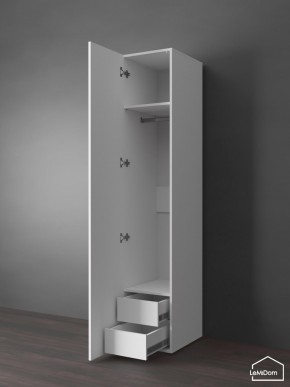Шкаф Linnea MHR-1PO-3 2050х400х510 (Белый-М 11.1.1) в Карталах - kartaly.ok-mebel.com | фото 5