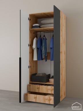 Шкаф Linnea MHR-2-3 2050х800х510 (ДВ-М 11.1.25) в Карталах - kartaly.ok-mebel.com | фото 6