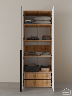Шкаф Linnea MHR-2-4 2050х800х510 (ДВ-М 11.1.25) в Карталах - kartaly.ok-mebel.com | фото 5