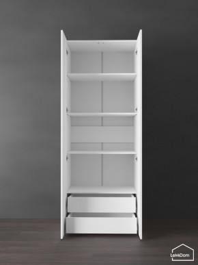 Шкаф Linnea MHR-2PO-4 2050х800х510 (Белый-М 11.1.1) в Карталах - kartaly.ok-mebel.com | фото 6