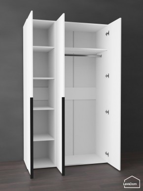Шкаф Linnea MHR-3-1 2050х1200х510 (Белый-М 11.1.2) в Карталах - kartaly.ok-mebel.com | фото 4