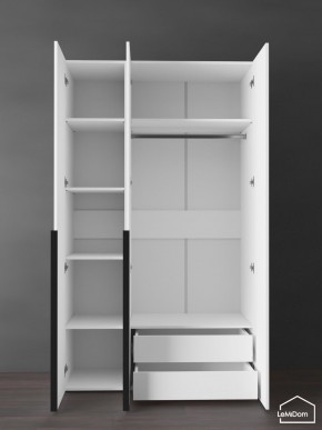 Шкаф Linnea MHR-3-2 2050х1200х510 (Белый-М 11.1.2) в Карталах - kartaly.ok-mebel.com | фото 6