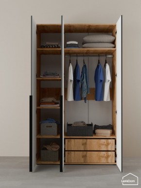 Шкаф Linnea MHR-3-2 2050х1200х510 (ДВ-М 11.1.25) в Карталах - kartaly.ok-mebel.com | фото 5