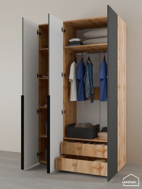 Шкаф Linnea MHR-3-2 2050х1200х510 (ДВ-М 11.1.25) в Карталах - kartaly.ok-mebel.com | фото 6