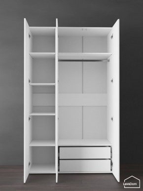 Шкаф Linnea MHR-3PO-2 2050х1200х510 (Белый-М 11.1.2) в Карталах - kartaly.ok-mebel.com | фото 6