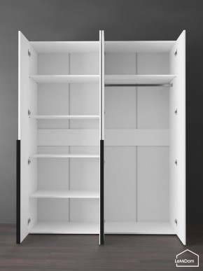 Шкаф Linnea MHR-4-1 2050х1600х510 (Белый-М 11.1.1) в Карталах - kartaly.ok-mebel.com | фото 4