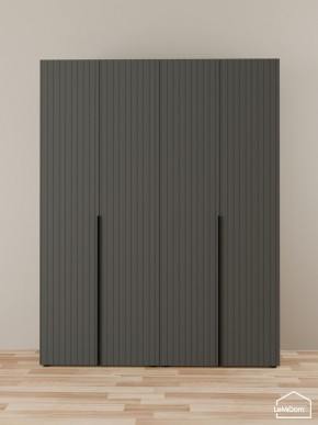 Шкаф Linnea MHR-4-1 2050х1600х510 (Графит-М 11.1.25) в Карталах - kartaly.ok-mebel.com | фото
