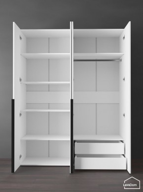 Шкаф Linnea MHR-4-2 2050х1600х510 (Белый-М 11.1.1) в Карталах - kartaly.ok-mebel.com | фото 5