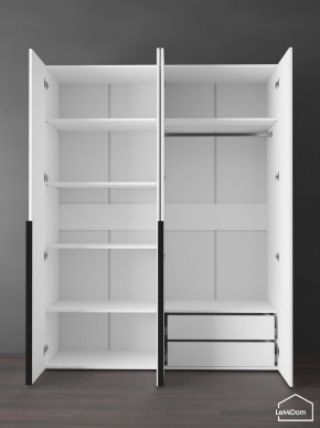 Шкаф Linnea MHR-4-2 2050х1600х510 (Белый-М 11.1.1) в Карталах - kartaly.ok-mebel.com | фото 6