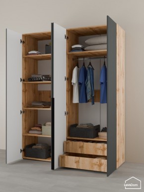 Шкаф Linnea MHR-4-2 2050х1600х510 (ДВ-М 11.1.25) в Карталах - kartaly.ok-mebel.com | фото 5