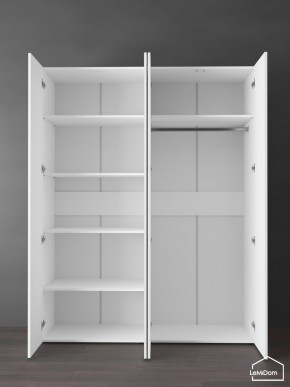 Шкаф Linnea MHR-4PO-1 2050х1600х510 (Белый-М 11.1.2) в Карталах - kartaly.ok-mebel.com | фото 4