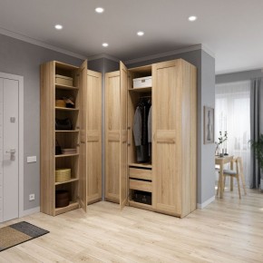 Шкаф МАКС двухдверный, цвет Дуб Сонома в Карталах - kartaly.ok-mebel.com | фото 4