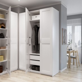 Шкаф МАКС однодверный, цвет белый в Карталах - kartaly.ok-mebel.com | фото 4
