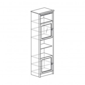 Шкаф многоцелевой №186 "Лючия" Дуб оксфорд серый в Карталах - kartaly.ok-mebel.com | фото 2